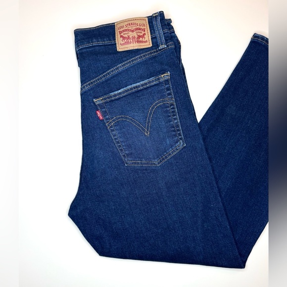 Levi’s Women’s Ribcage Straight Ankle Distressed Jeans Size- 30 - Picture 7 of 8